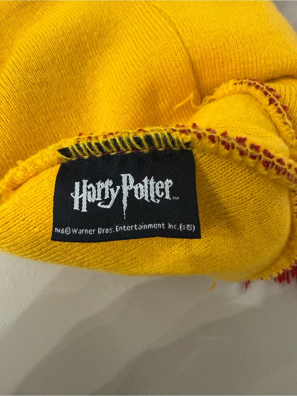 Gryffindor Red & Yellow Striped Pom Pom Earflap Hat